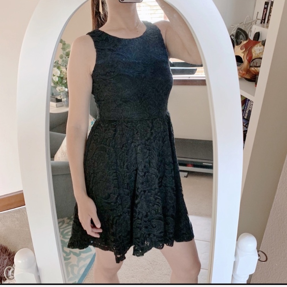 Soprano Little Black Lace Dress
